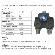 Benelec 2 Pos Antenna Switch (SO-239)